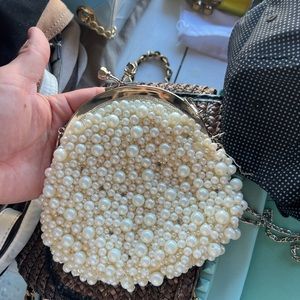 Vintage pearl bag